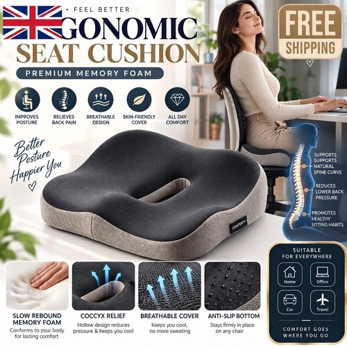 Ergonomic memory foam seat - memory,