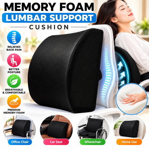 Memory foam lumbar - foam, support
