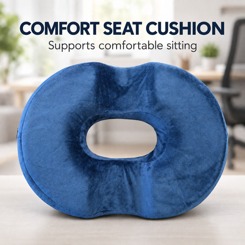 Navy donut seat cushion with - seat,