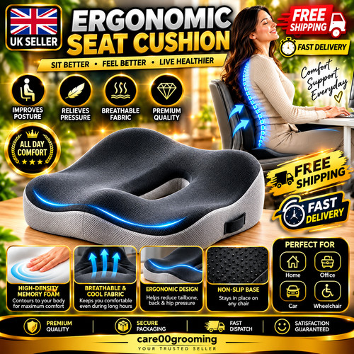 Ergonomic memory foam seat - memory,