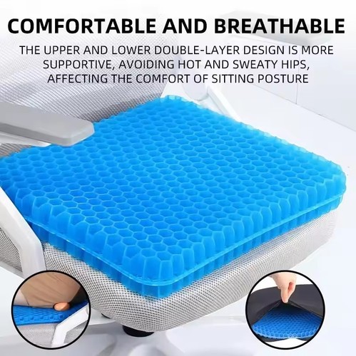 Gel seat cushion for - for, sciatica