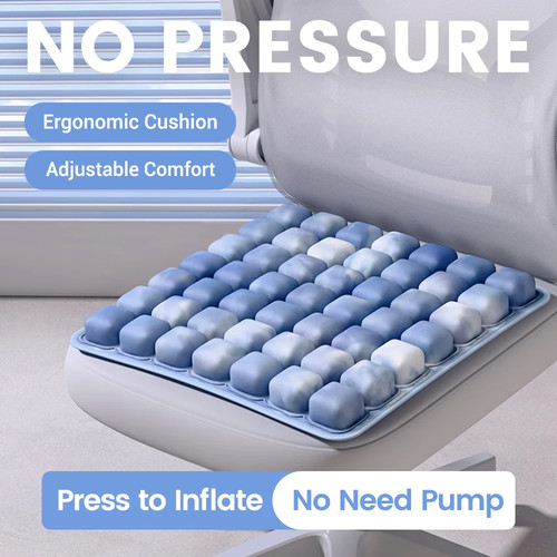 Inflatable air seat - inflatable, cushion