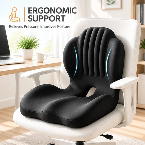 Ergonomic memory foam seat - foam,