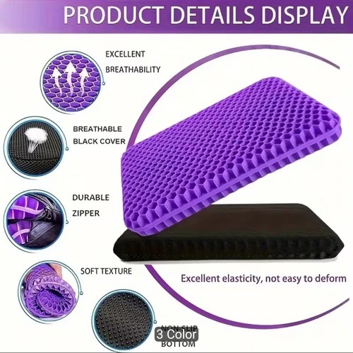 Gel seat cushion double - , thick