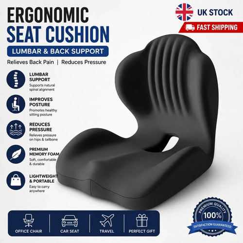 Ergonomic memory foam seat - ergonomic,