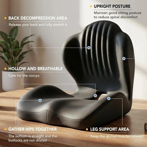 Ergonomic memory foam coccyx - ergonomic,