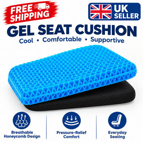 Cooling gel seat cushion - gel,