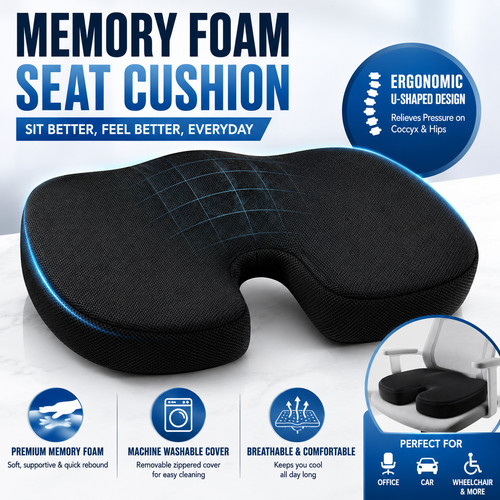 Memory foam seat cushion - memory,